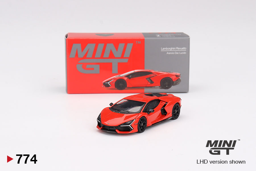 MiniGT 1:64 Lamborghini Revuelto - Arancio Dac Lucido #774
