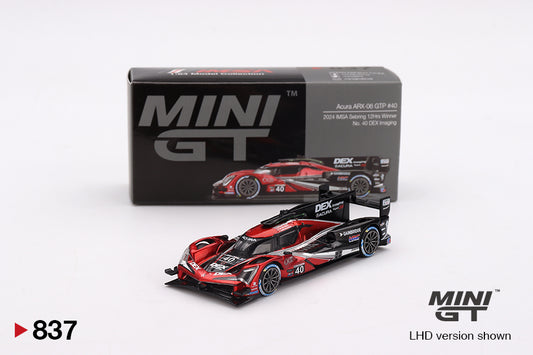 MiniGT 1:64 Acura ARX-06 GTP #40 Wayne Taylor Racing with Andretti 2024 IMSA Sebring 12Hrs  Winner #837