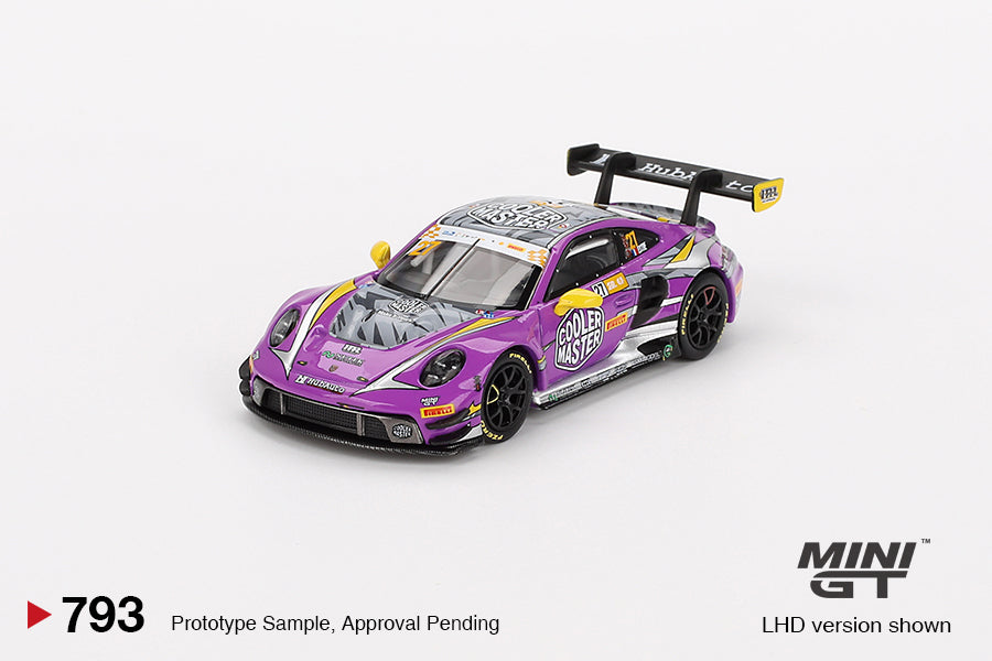 MiniGT 1:64 Porsche 911 GT3 R #27 HubAuto Racing 2023 FIA GT World Cup 70th Macau Grand Prix #793
