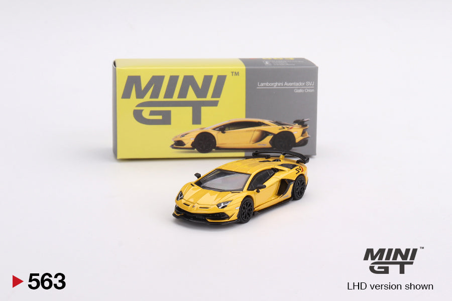 MiniGT 1:64 Lamborghini Aventador SVJ - Giallo Orion - MiJo