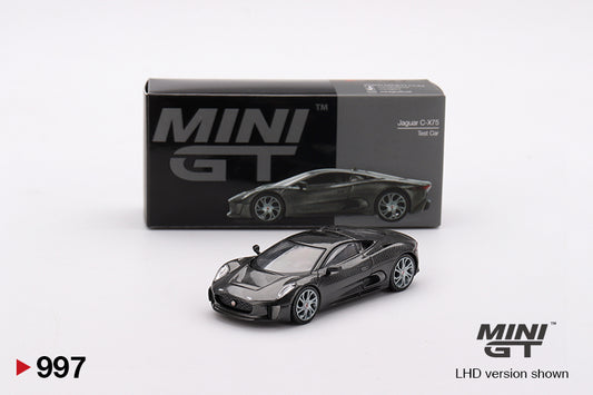 MiniGT 1:64 Jaguar C-X75 Test Car – Black #997