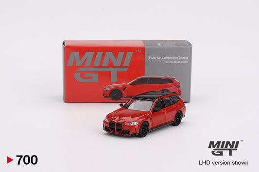 MiniGT 1:64 BMW M3 Competition Touring (G81) Toronto – Red Metallic- MiJo Exclusive #700