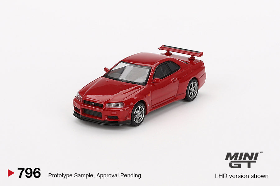 MiniGT 1:64 Nissan Skyline GT-R (R34) V-Spec Active Red - #796