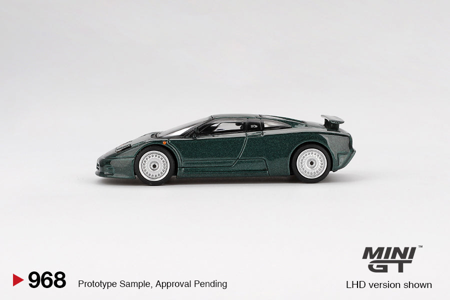 MiniGT 1:64 Bugatti EB110 GT – Verde Scuro #968