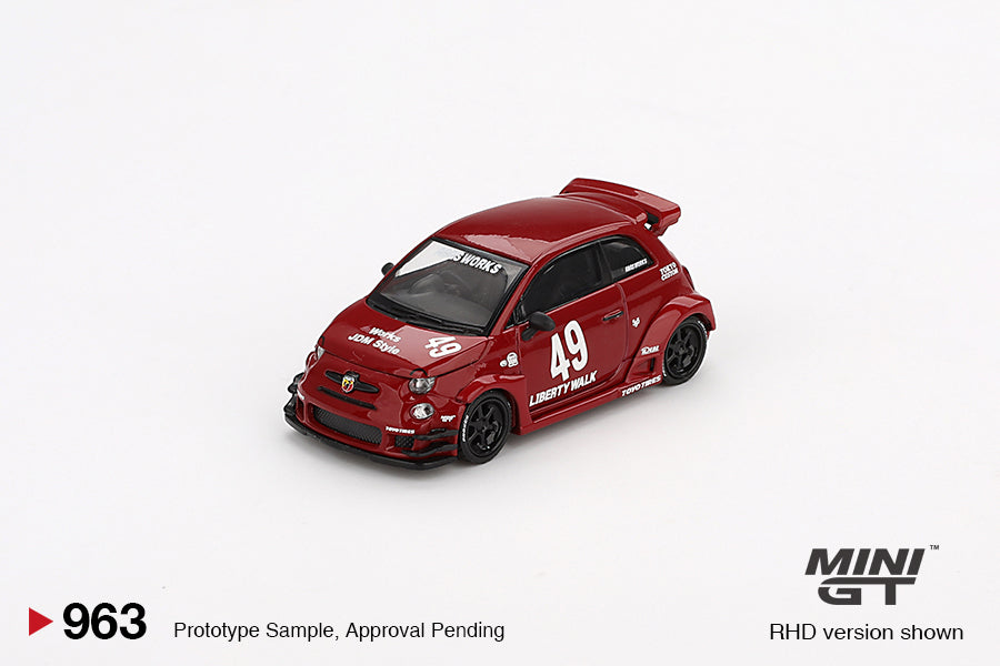 MiniGT 1:64 LB-WORKS x Abas Works ABARTH 595 – Red #963