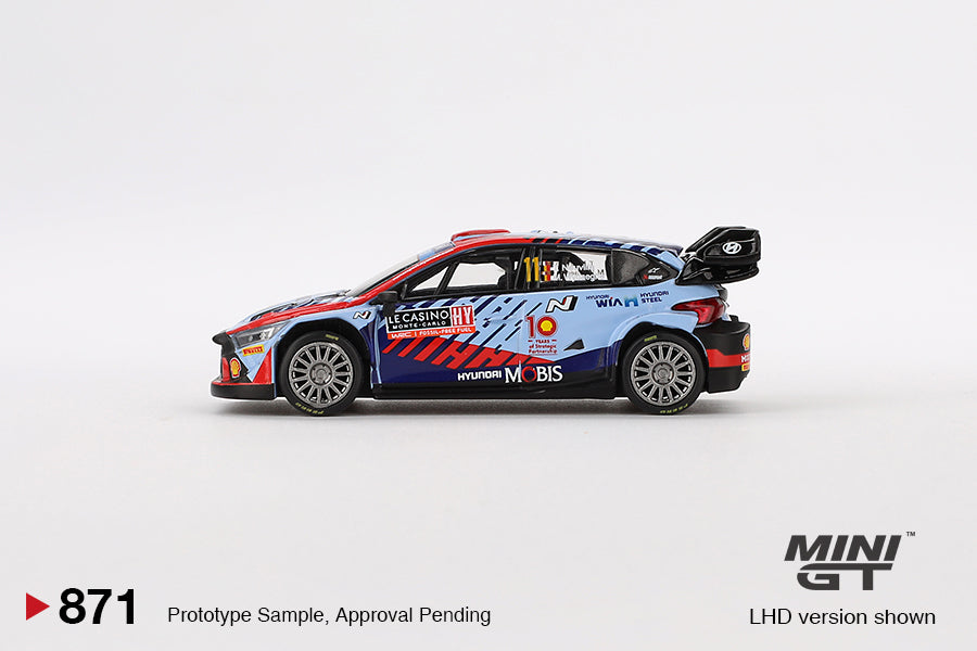 MiniGT 1:64 Hyundai i20 N Rally1 Hybrid #112024 Rallye Monte-Carlo Winner #871