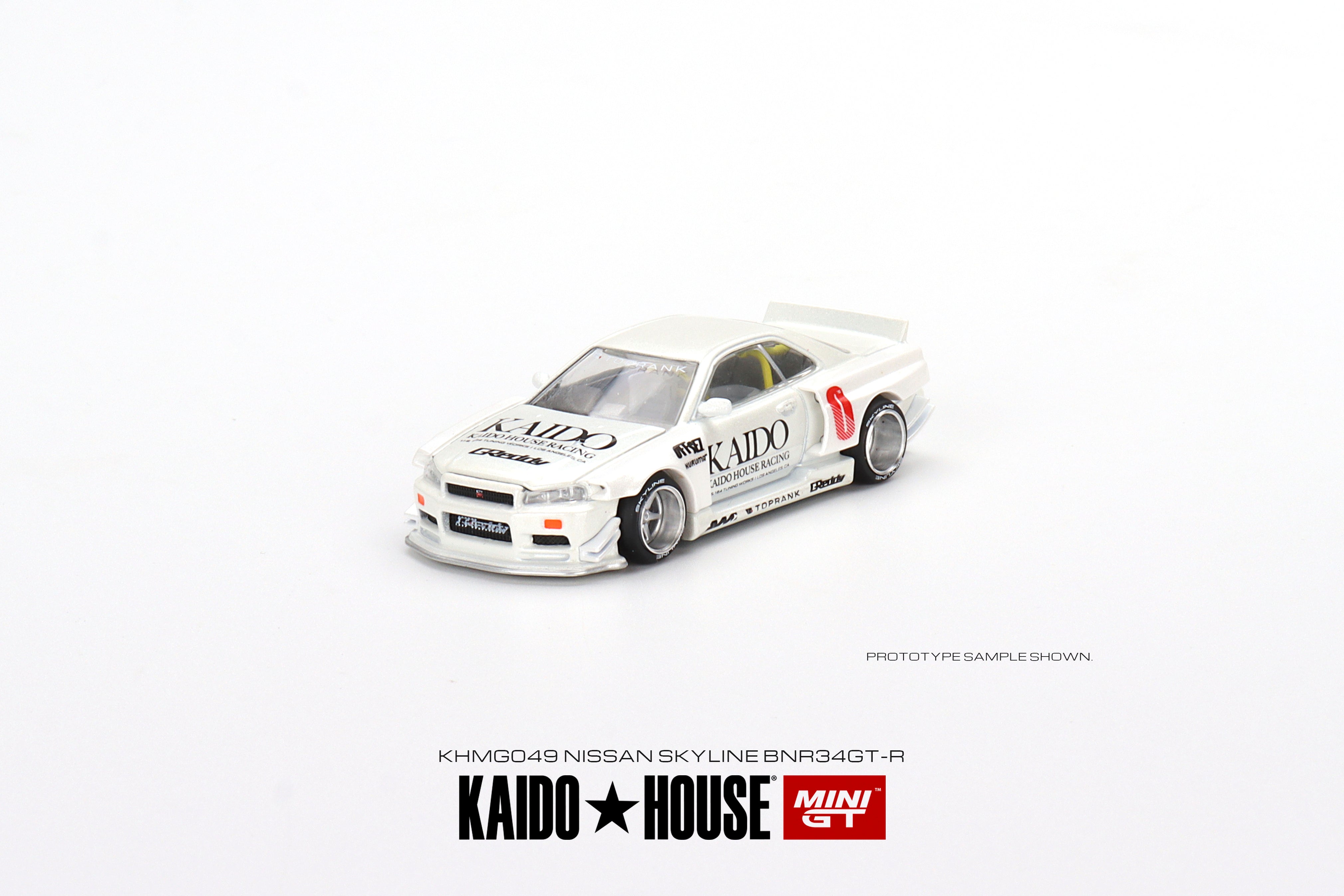MiniGT x Kaido House 1:64 Nissan Skyline GT-R R34 Kaido Works V2