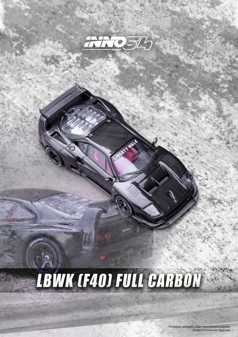 Inno64 1:64 LBWK F40 - Full Carbon