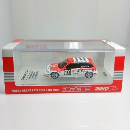 Inno64 1:64 Honda Civic EF9 #10 Macau Grand Prix Guia Race 1990