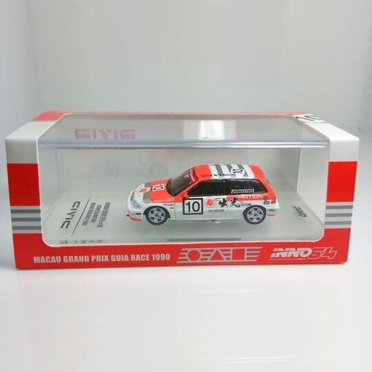 Inno64 1:64 Honda Civic EF9 #10 Macau Grand Prix Guia Race 1990