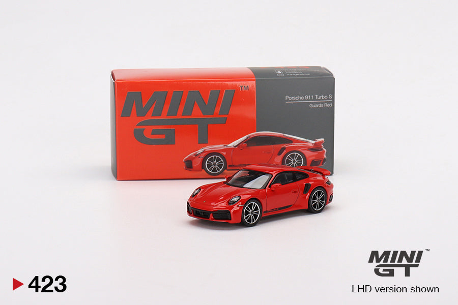 MiniGT 1/64 Porsche 911 Turbo S Racing Yellow