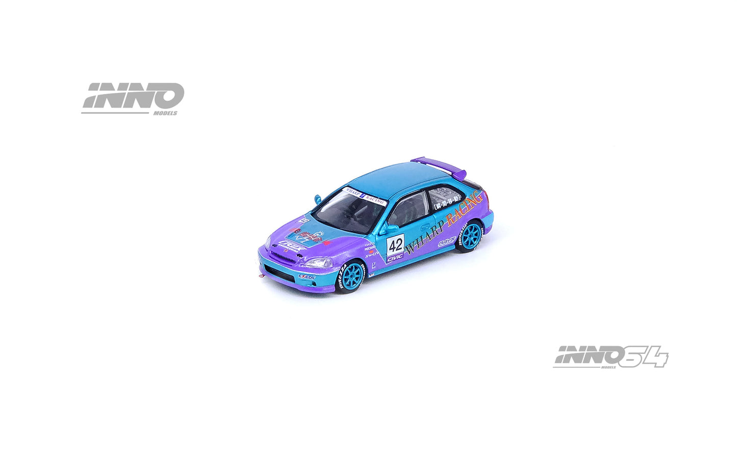 Inno64 1:64 Honda Civic Type R EK9 "Wharp Racing"
