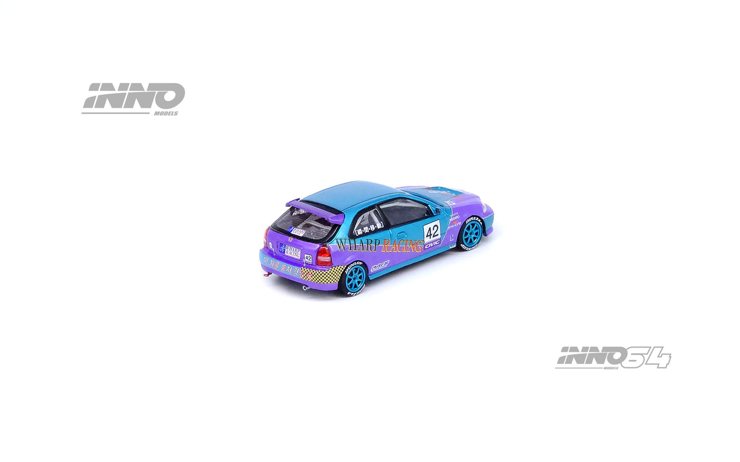 Inno64 1:64 Honda Civic Type R EK9 "Wharp Racing"