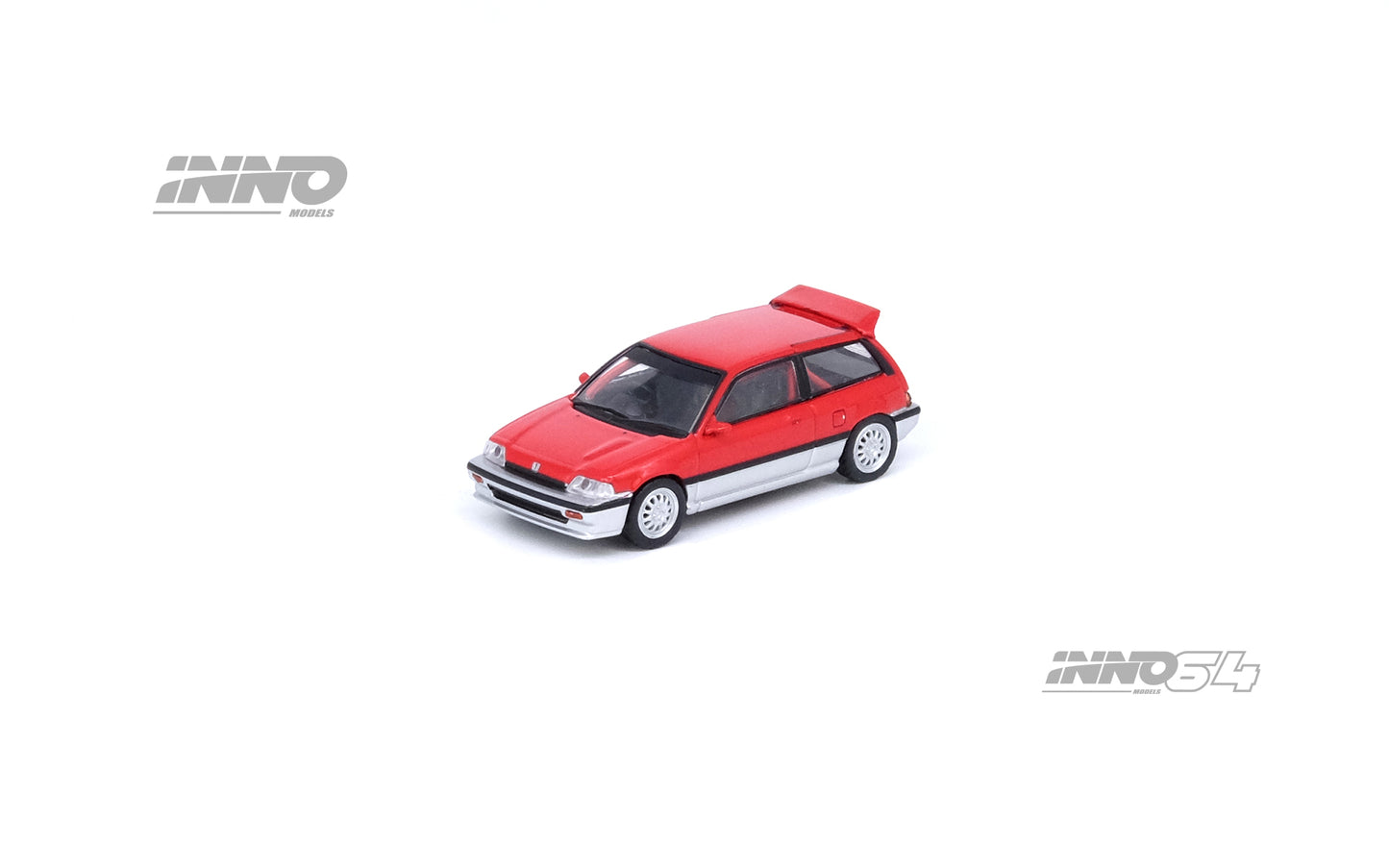 Inno64 1:64 Honda Civic SI E-AT Red/Silver