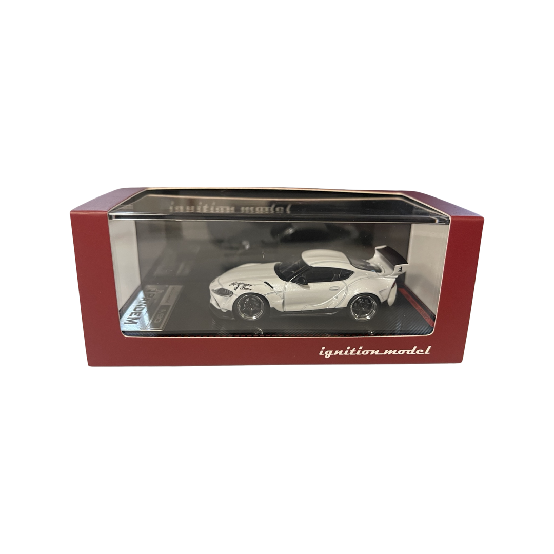 Ignition Model 1:64 Pandem Supra A90 Pearl White – Myguycollectibles