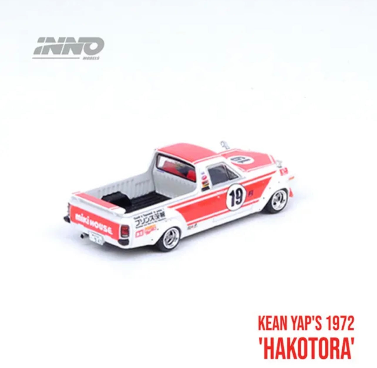 Inno64 1:64 Nissan Sunny "Hakotora" Pick Up Kean Yap's Malaysia Special Edition