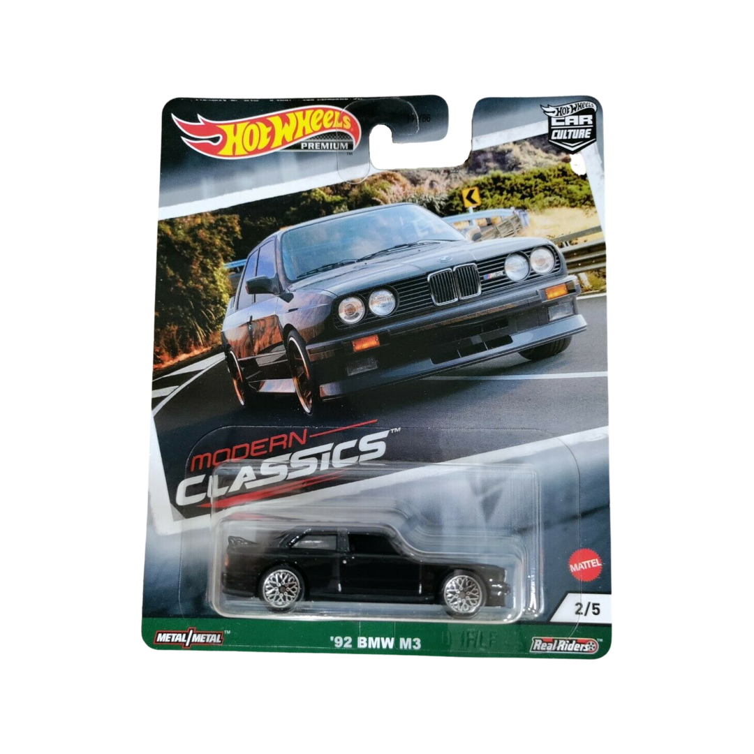 Hot Wheels 2021 Premium Car Culture Modern Classics ‘92 BMW M3 Black