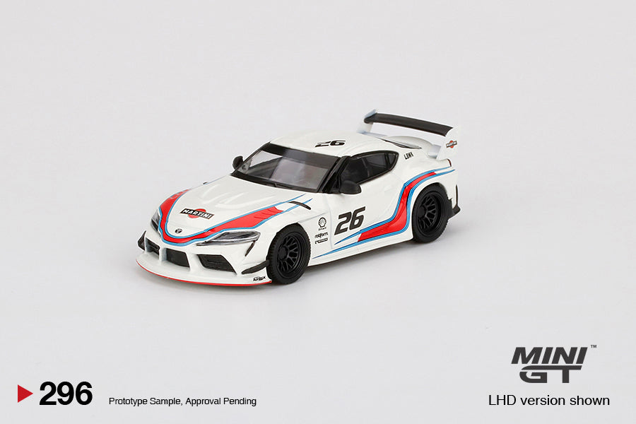 MiniGT 1:64 LB WORKS Toyota GR Supra Martini Racing MiJo Exclusive #296