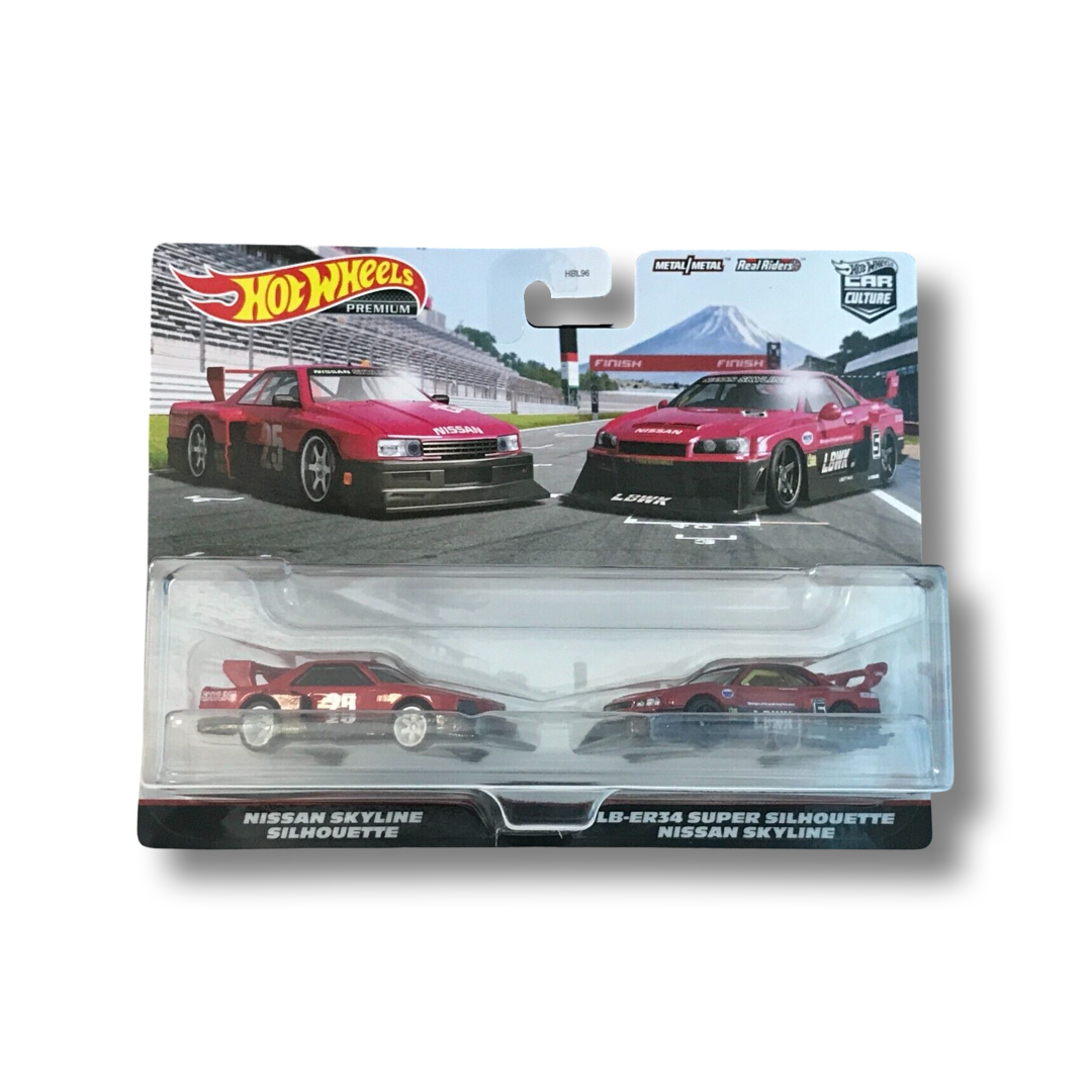 Hot Wheels 2023 Premium Target Exclusive 2 Pack Skyline Silhouette Set