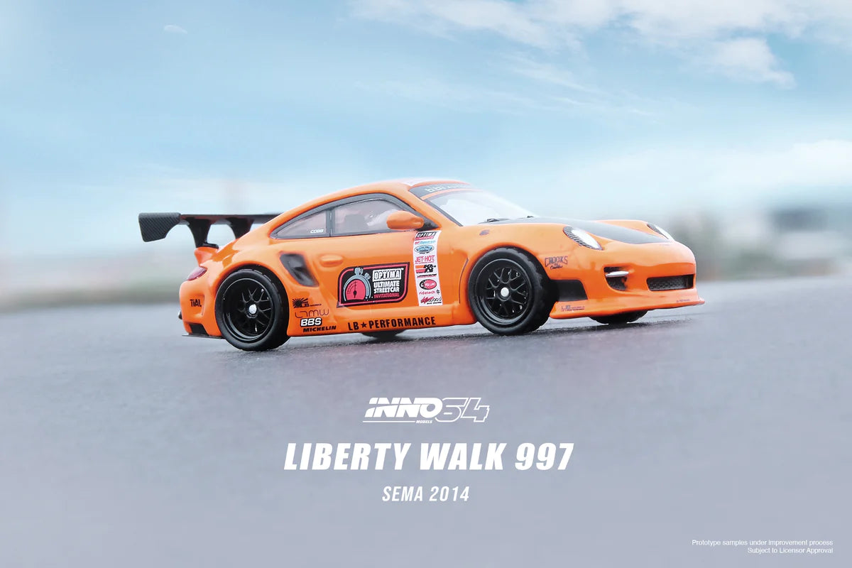 Inno64 1:64 Porsche 997 Liberty Walk SEMA 2014 Edition