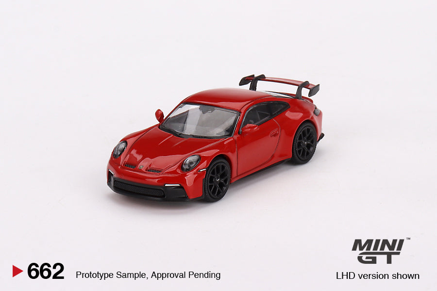 MiniGT 1:64 Porsche 911 (992) GT3 – Guards Red – MiJo Exclusive #662