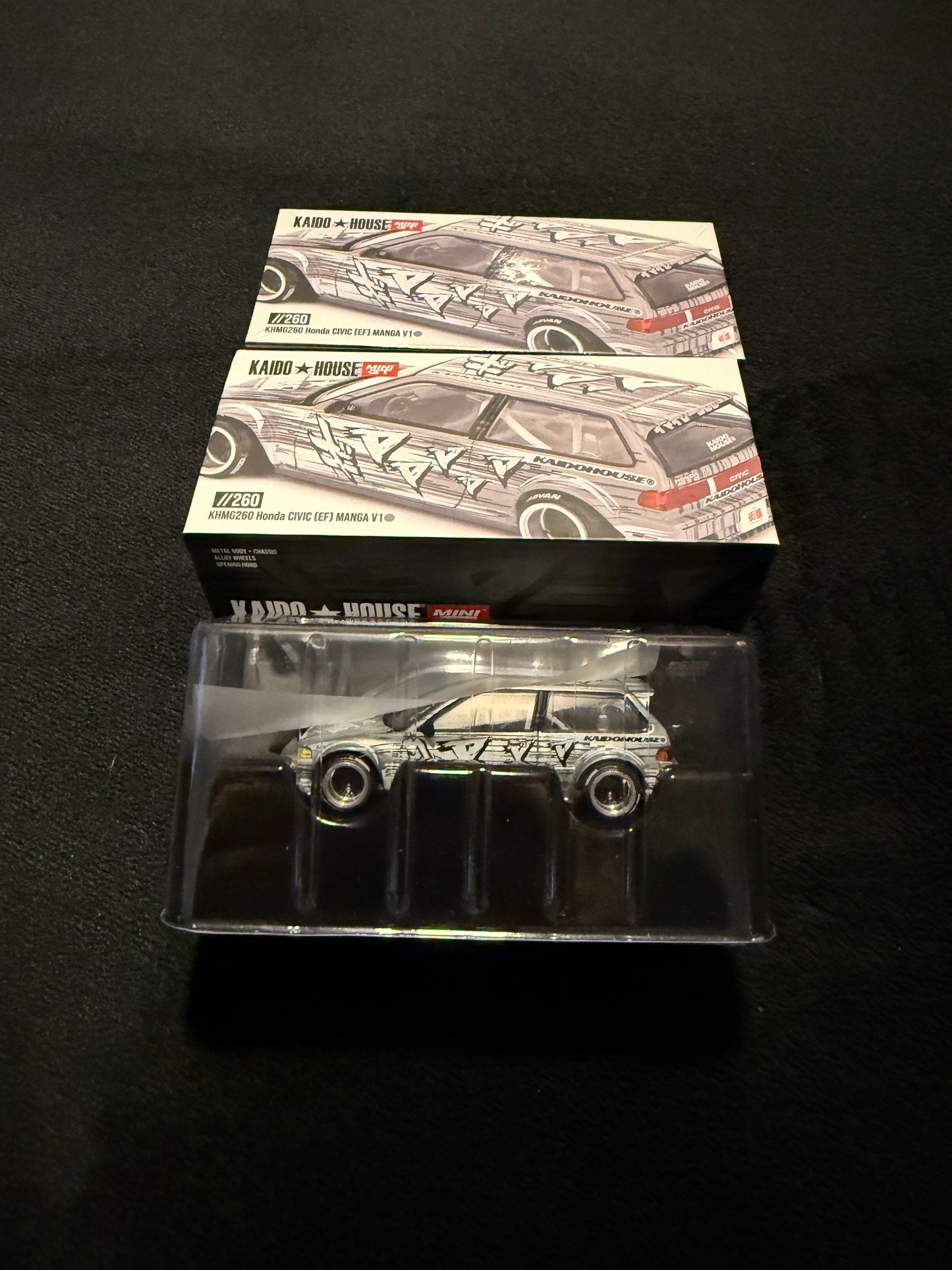 Kaido House 1:64 Honda Civic (EF) Kaido Manga V1 - Regular & Chase PAIR