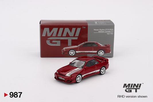 **LIMIT 2** MiniGT 1:64 Nissan Skyline GT-R (R32) VeilSide Combat C-I – Gem Red #987