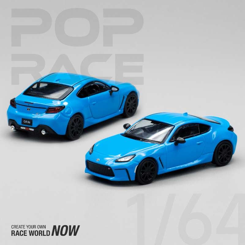 Pop Race 1:64 Toyota GR86 - Blue