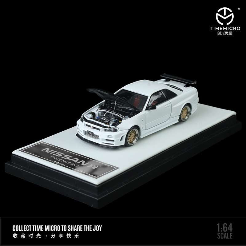 Time Micro 1:64 Nissan Skyline GT-R R34 - 3 Styles