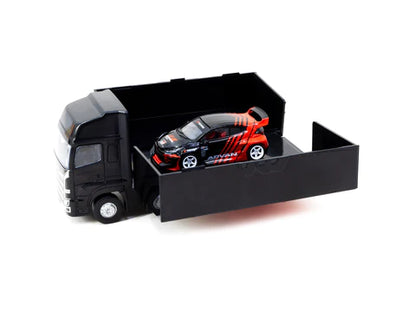 Tarmac Works 1:64 Pandem Yaris ADVAN with Plastic Truck Packaging - HOBBY64