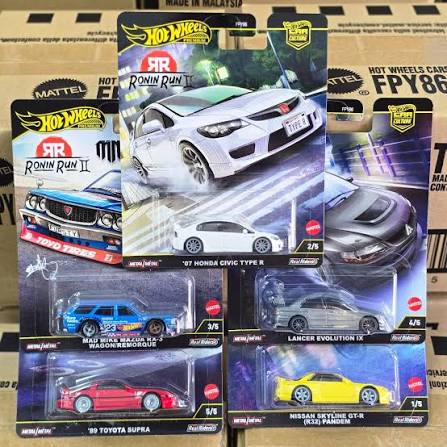 **Limit 1** Hot Wheels 1:64 Premium Car Culture 2025 M Assortment – Ronin Run *SEALED CASE* BATCH 1, MORE COMING*