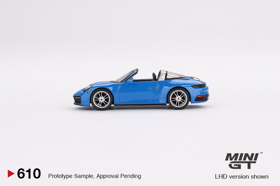 MiniGT 1:64 Porsche 911 Targa 4S Shark Blue - MiJo Exclusive #610