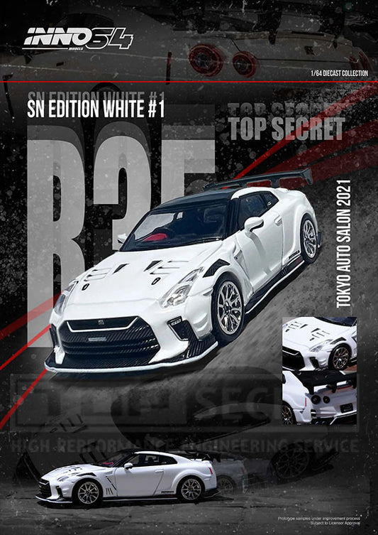 Inno64 1:64 Nissan Skyline GT-R R35 Top Secret Tokyo Auto Salon 2021