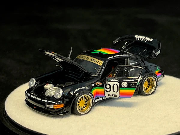 PGM 1:64 Porsche 911 964 RWB Apple - Black