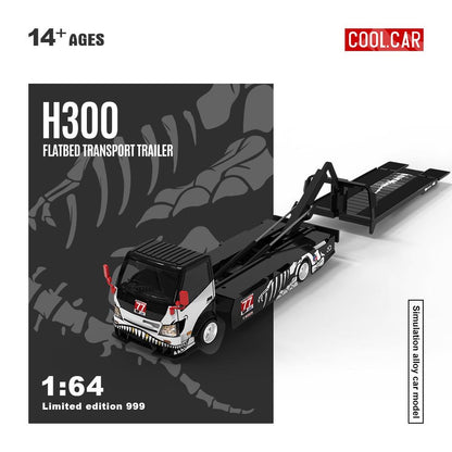 Cool Car 1:64 H300 Flatbed Transport - Bone Dragon