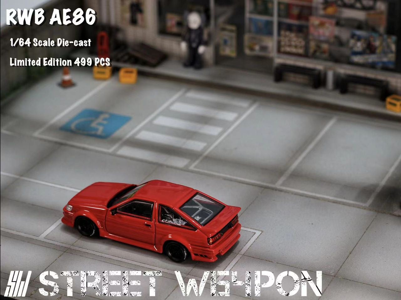 Street Weapon 1:64 RWB AE86 - 3 Styles