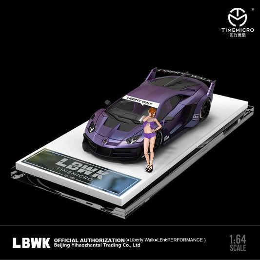 Time Micro 1:64 Lamborghini Aventador LP700 LBWK GT Evo - 2 Colors