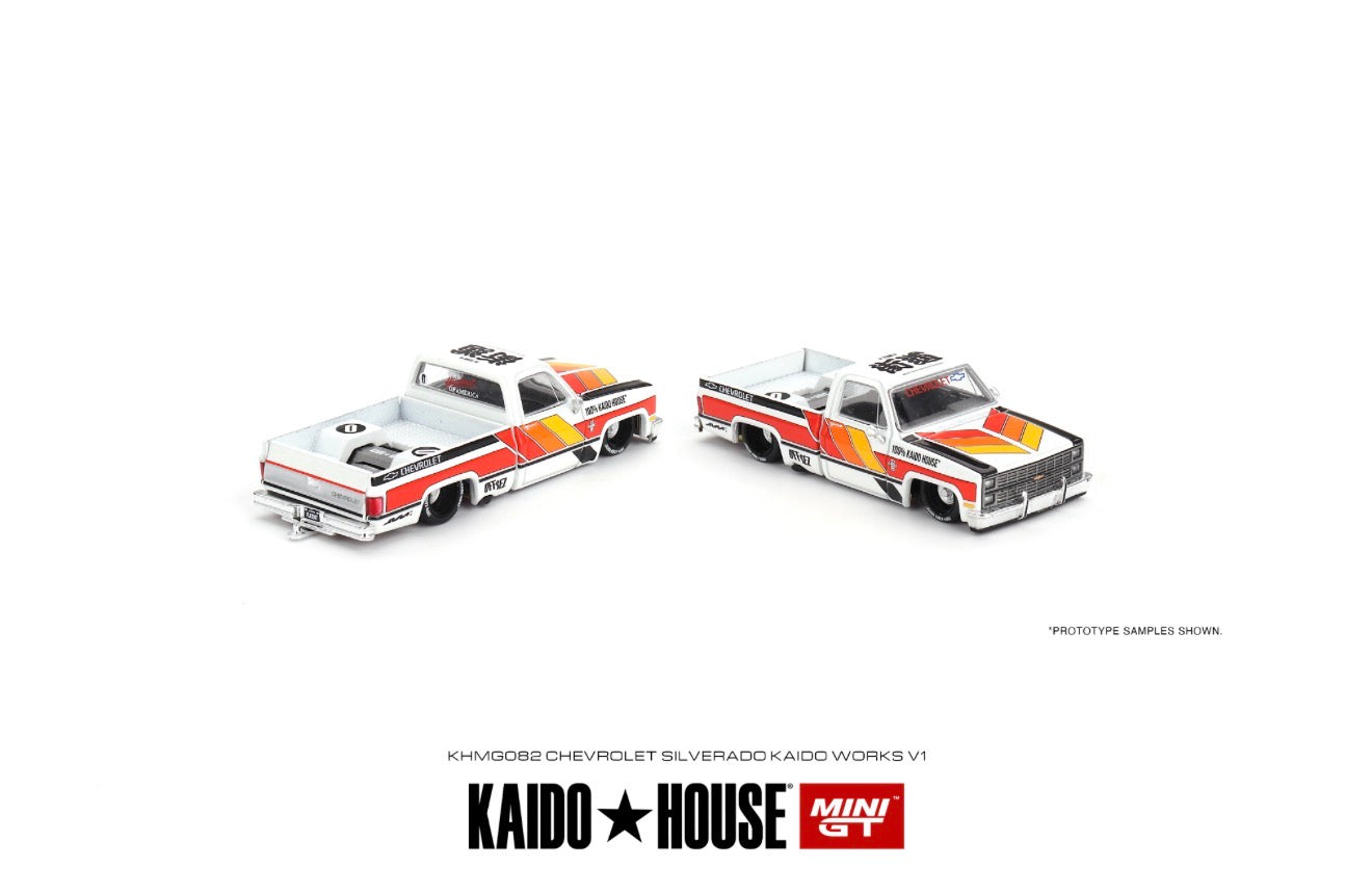 Kaido House 1:64 Chevrolet Silverado Kaido Works V1 - Regular & Chase PAIR