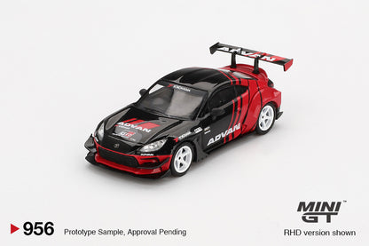 MiniGT 1:64 Toyota GR86 HKS TYPE R ADVAN – 2022 Tokyo Auto Salon #956