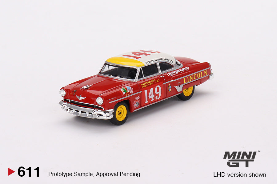 MiniGT 1:64 Lincoln Capri 1954 Carrera Panamericana Class Winner #149 - MiJo Exclusive #611