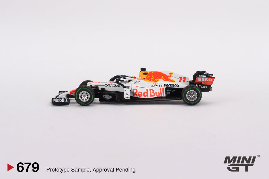 MiniGT 1:64 Red Bull RB16B #11 Sergio Pérez 2021 Turkish Grand Prix 3rd Place- MiJo Exclusive #679