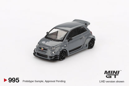 MiniGT 1:64 Abarth 595 LB-WORKS x Abas Works – Grey #995