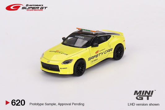 MiniGT 1:64 Nissan Z Performance 2023 SUPER GT Safety Car 2022 Super GT Series - Yellow