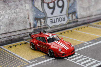Decode 1:64 Porsche RWB Supreme White Stripes - *993 OR 964*