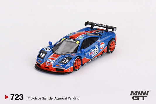 MiniGT 1:64 McLaren F1 GTR #33 1996 Le Mans 24Hr GULF – Blue – MiJo Exclusive #723