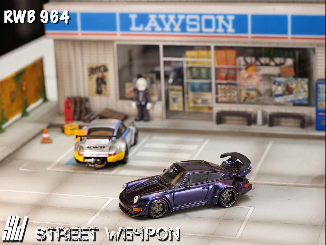Street Weapon 1:64 Porsche 964 RWB Wide Body - 2 Styles