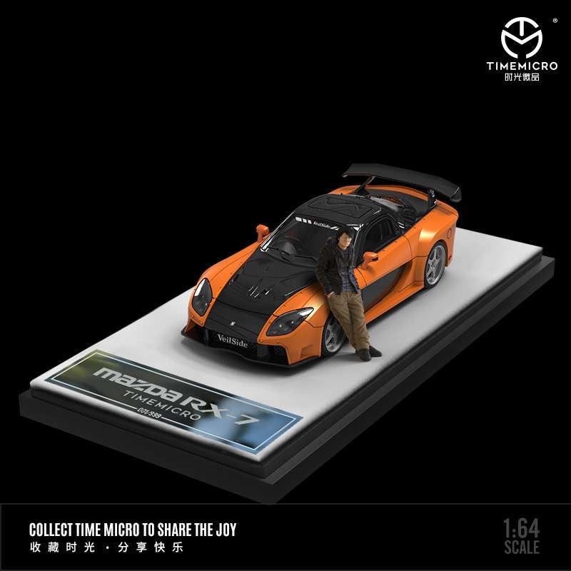 Time Micro 1:64 Tribute To Classics Mazda RX-7 Veilside Fast & Furious - 2 Styles