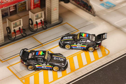 Street Weapon 1:64 Porsche RWB 993 Apple Matte Black - *2 Styles*