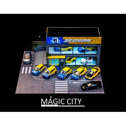 Magic City 1:64 Spoon Sports Garage Showroom Diorama - 110010