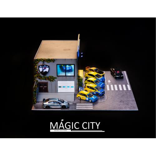 Magic City 1:64 Spoon Sports Garage Showroom Diorama - 110010